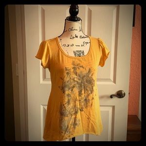 Style&co. Dressy Casual Flowered Top